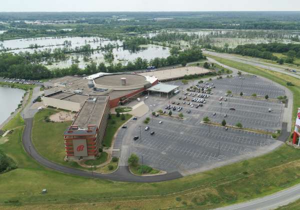 Thumbnail photo of Bally's Quad Cities Casino & Hotel Aerial View 2