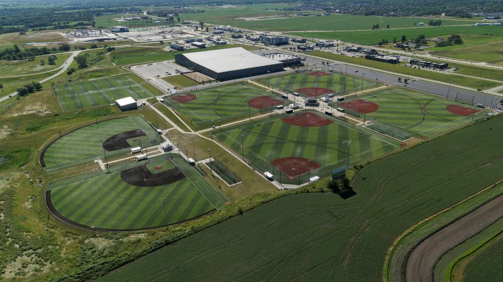 TBK Bank Sports Complex Aerial View